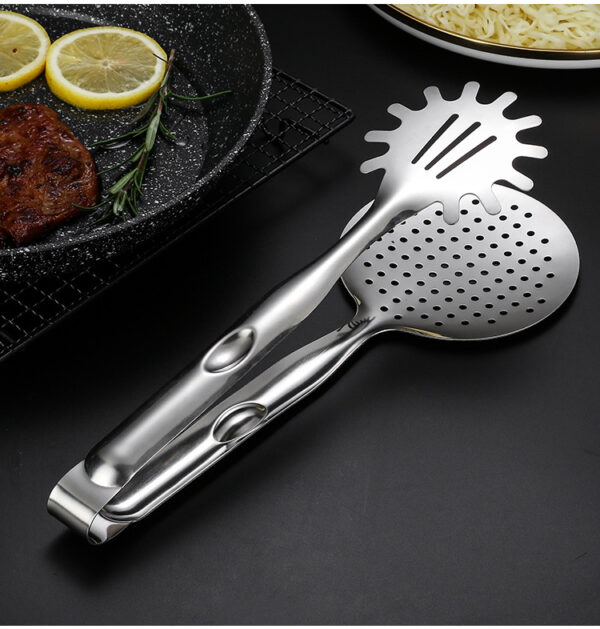 Stainless Steel Serving Tongs for Pasta & Salad – view 3