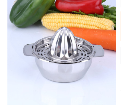 Stainless Steel Citrus Juicer with Bowl