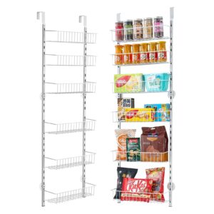 Over the Door Pantry Organizer, 6 Tier