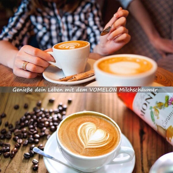 Electric Stainless Steel Handheld Milk Frother Foamer Mixer Coffee Latte Stirrer Egg Beater — image 7