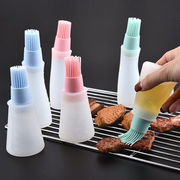 Silicone Basting Brush with Oil Bottle