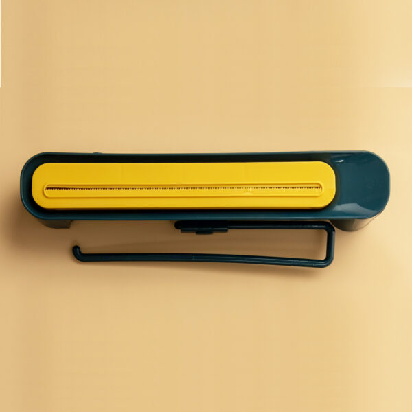 Wrap dispenser with cutter – view 3