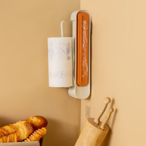 Wrap dispenser with cutter – view 2