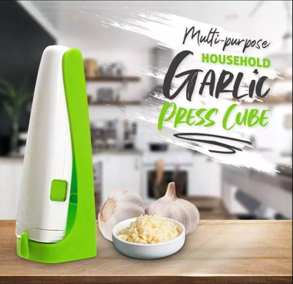 Stainless Steel Garlic Cube Press