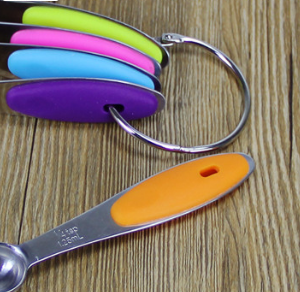 Magnetic Measuring Spoons Set, Stainless Steel – view 2