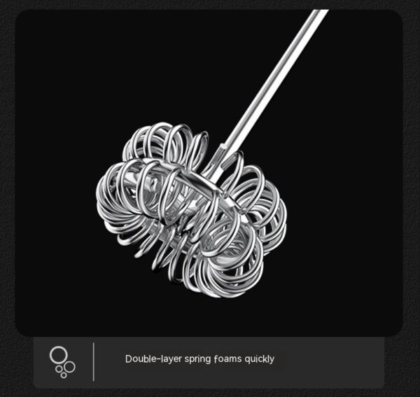 Milk Frother Egg Beater Coffee Frother Household Electric Milk Stirring Battery Handheld Blender — image 8
