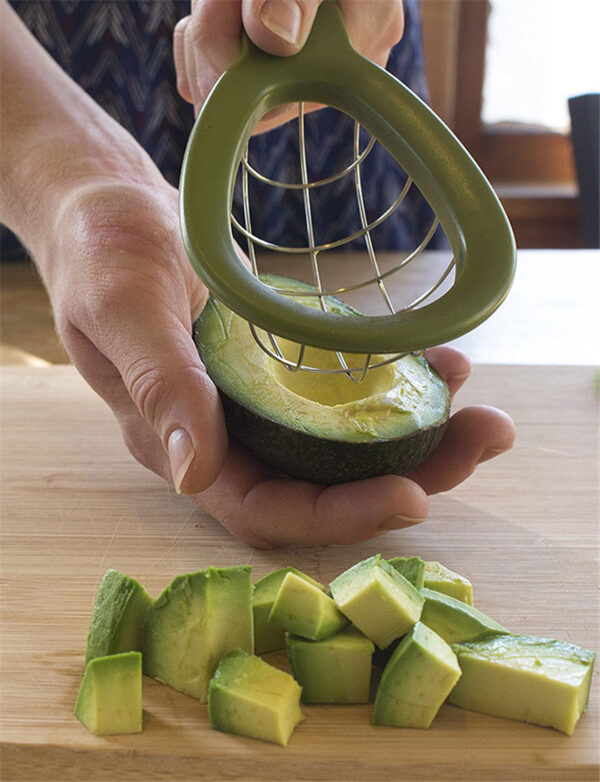 3-in-1 Avocado Slicer – Split, Pit & Slice Tool
