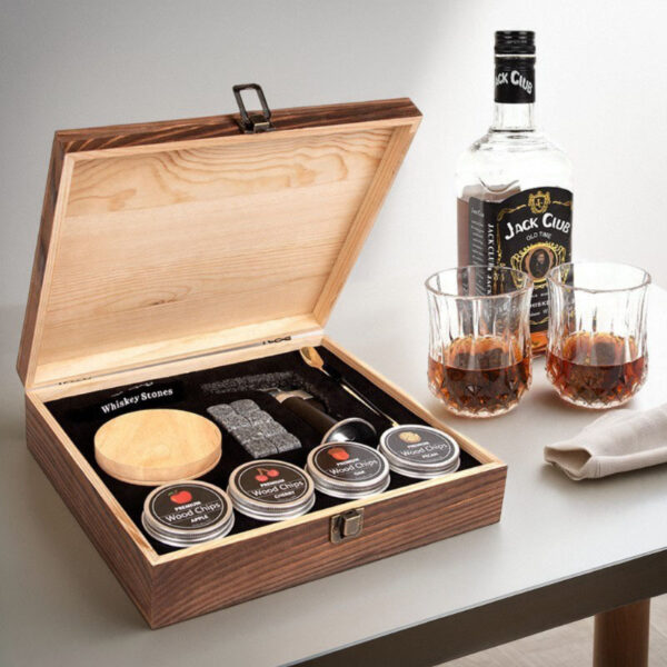 Cocktail Smoker Gift Set in Wooden Box – view 2