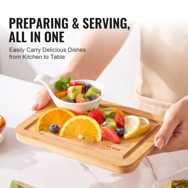 Bamboo cutting board set – view 3