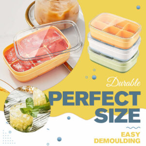 Silicone Ice Cube Tray with Lid – view 2