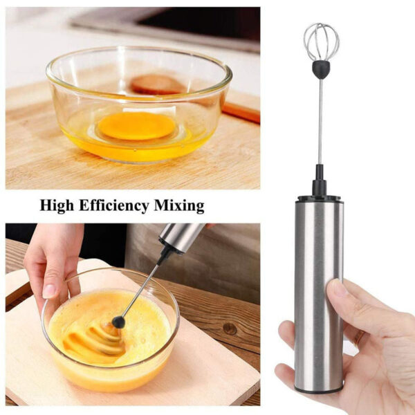 Electric Coffee Blender Milk Frother Handheld Whisk Kitchen Tools — image 4