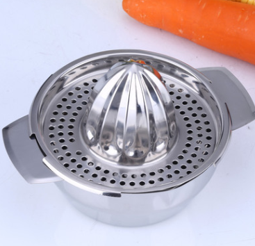Stainless Steel Citrus Juicer with Bowl – view 3