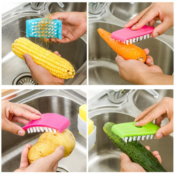 Suction Cup Utensil Cleaning Brush for Sinks – view 2