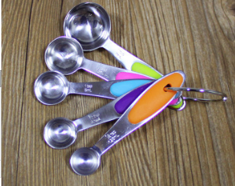 Magnetic Measuring Spoons Set, Stainless Steel – view 3