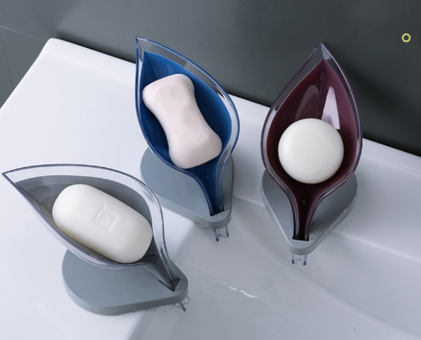 Leaf Soap Dish with Drain – Self-Draining Holder – view 2