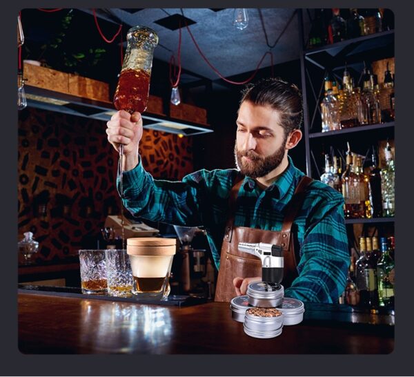 Cocktail Smoker Gift Set in Wooden Box – view 6