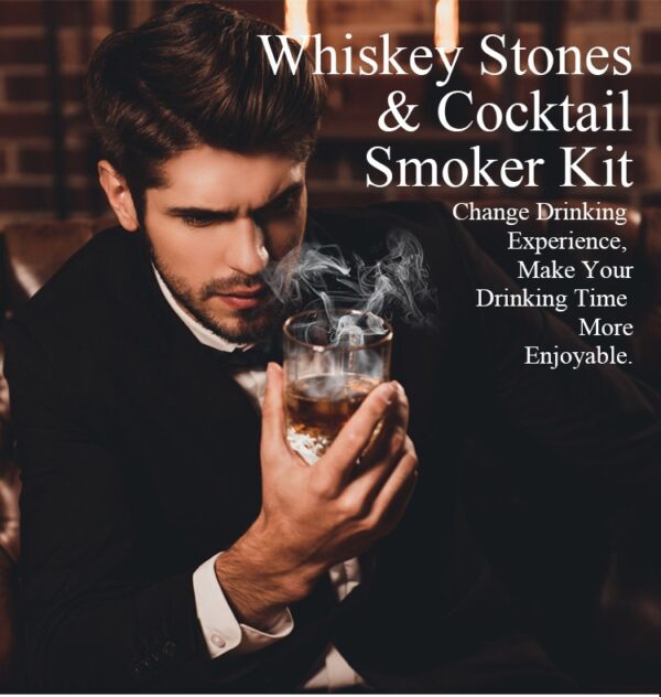 Cocktail Smoker Gift Set in Wooden Box – view 5
