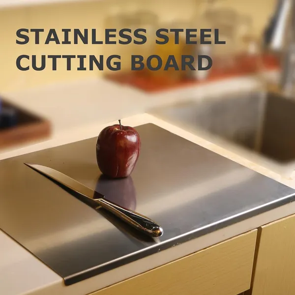 Stainless steel cutting board – view 4