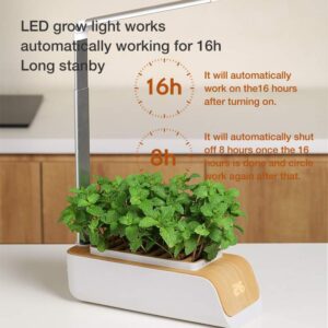 Self-Watering Indoor Herb Garden Kit with Grow Light - view 5