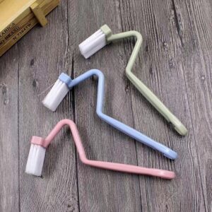 Curved Toilet Rim Brush for Under-Rim Cleaning – view 2
