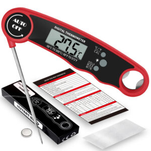 Instant Read Meat Thermometer, Folding Probe