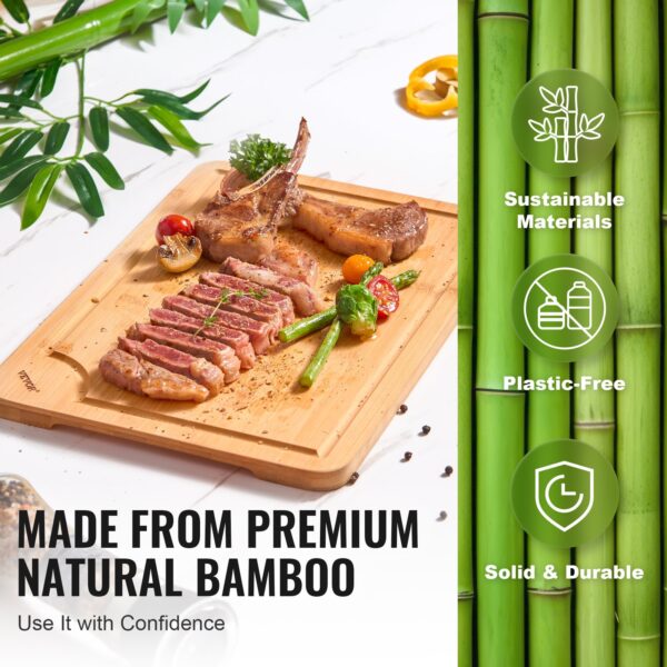 Bamboo cutting board set – view 4