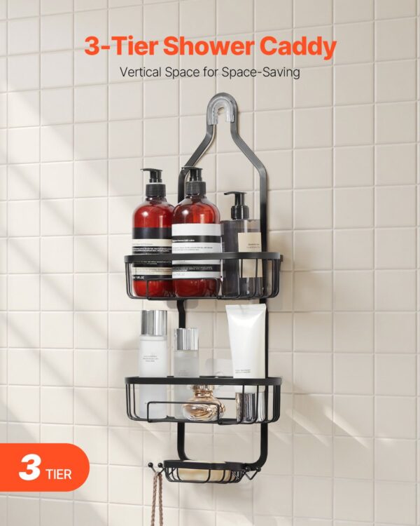Hanging shower caddy – view 2