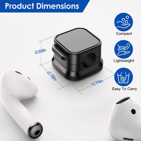 Magnetic cable clips – view 5