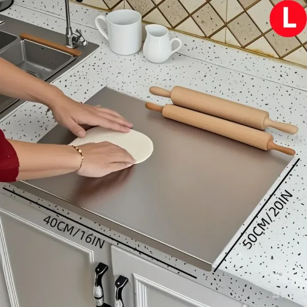 Stainless steel cutting board – view 7