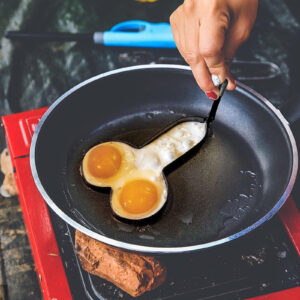 Egg Ring Mold with Handle for Breakfast Sandwiches