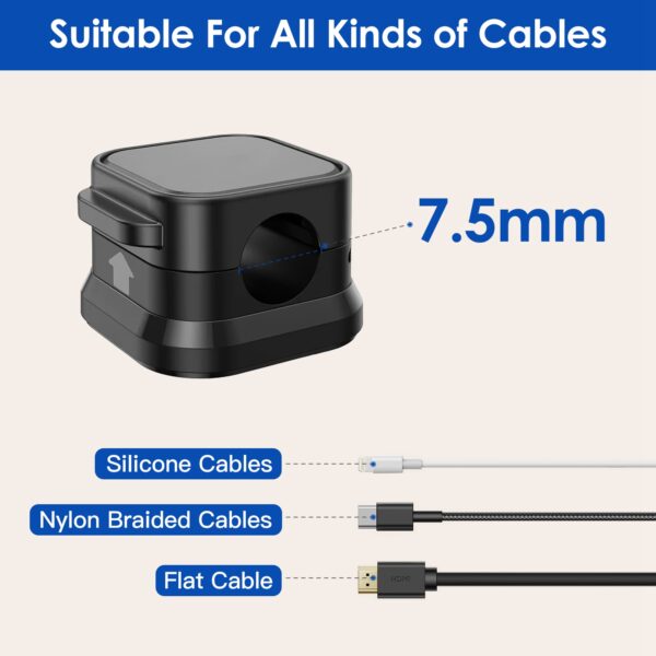 Magnetic cable clips – view 6