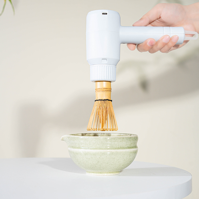Electric Matcha Whisk with Bamboo Stand