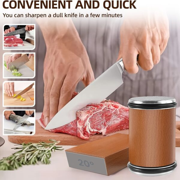 Rolling knife sharpener – view 6