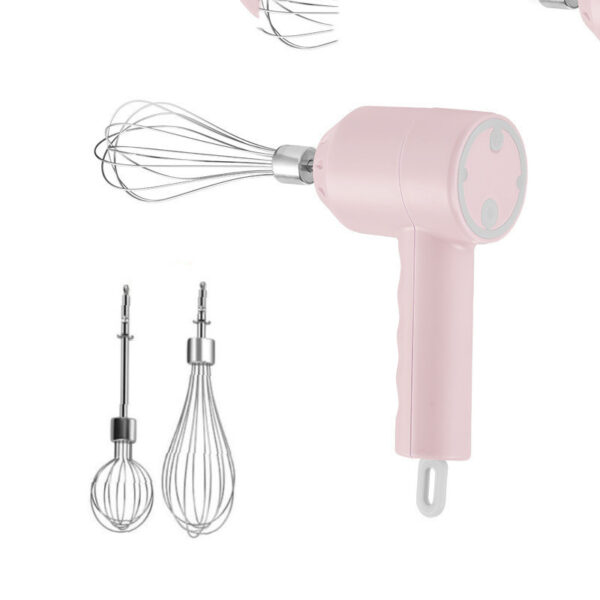 Portable Mini Wireless Electric Egg Beater HandHeld USB Rechargeable Food Mixer Milk Frother 3 Speed Cream Food Cake Mixer — image 7