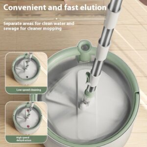 Self-Wringing Rotating Flat Mop with Spin Bucket - view 5