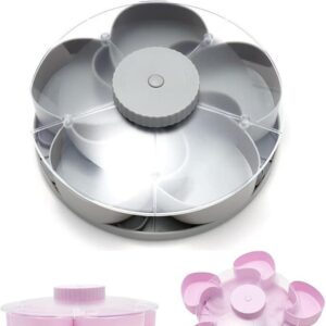 Rotating Snack Server with Lid – view 2