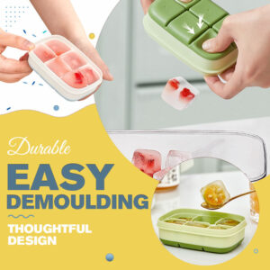 Silicone Ice Cube Tray with Lid