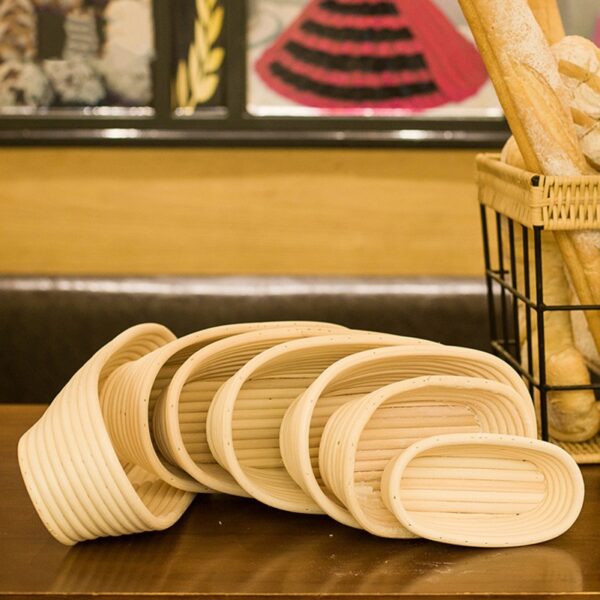 Oval Rattan Bread Proofing Basket, 10 Inch